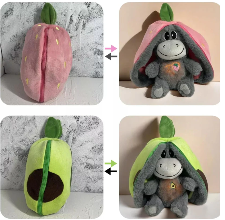 Calm HUG – Peluche Aguacate con Luz y Sonido | Ayuda a Dormir y Reducir el Estrés